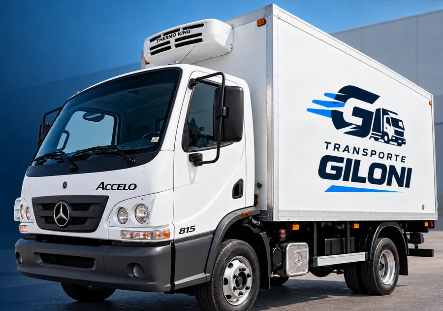Camión refrigerado de Transporte Giloni